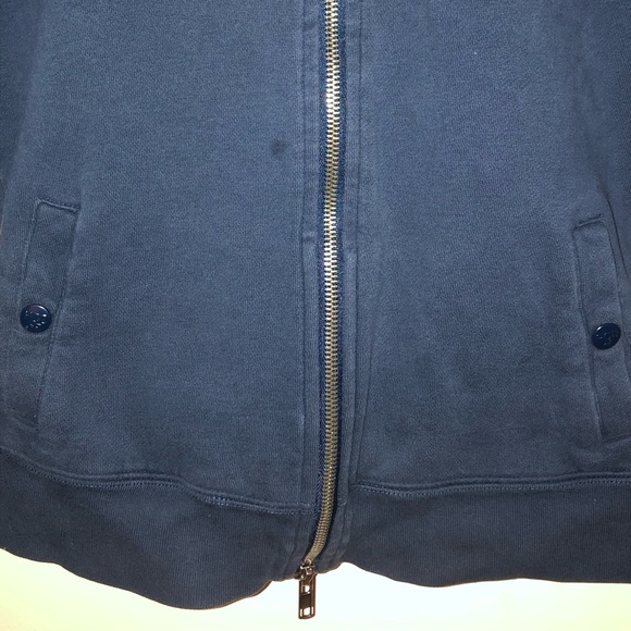 Hollister collared sweatshirt full zip women’s medium - dark blue - Picture 11 of 12